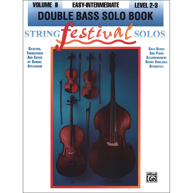 String Festival Solos, book 2 for bass, easy-intermediate; Samuel Applebaum
