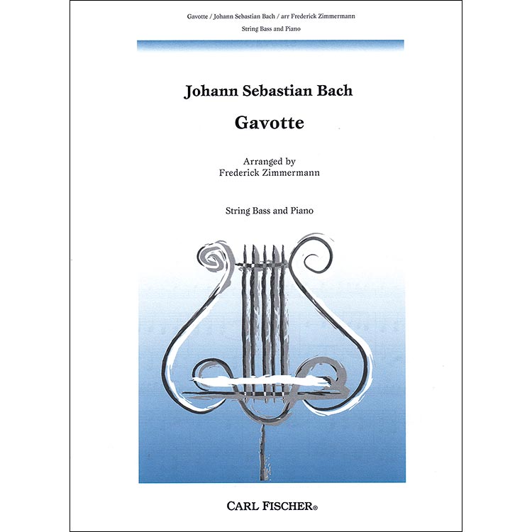 Gavotte, for bass and piano; for Johann Sebastian Bach (Carl Fischer)