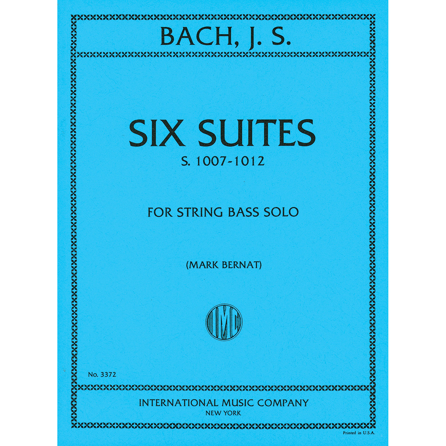 Double　Cello　String　(Bernat);　BWV　Suites　Bach　for　Sebastian　Johnson　(International)　Bass,　Six　Johann　1007-12　Instrument