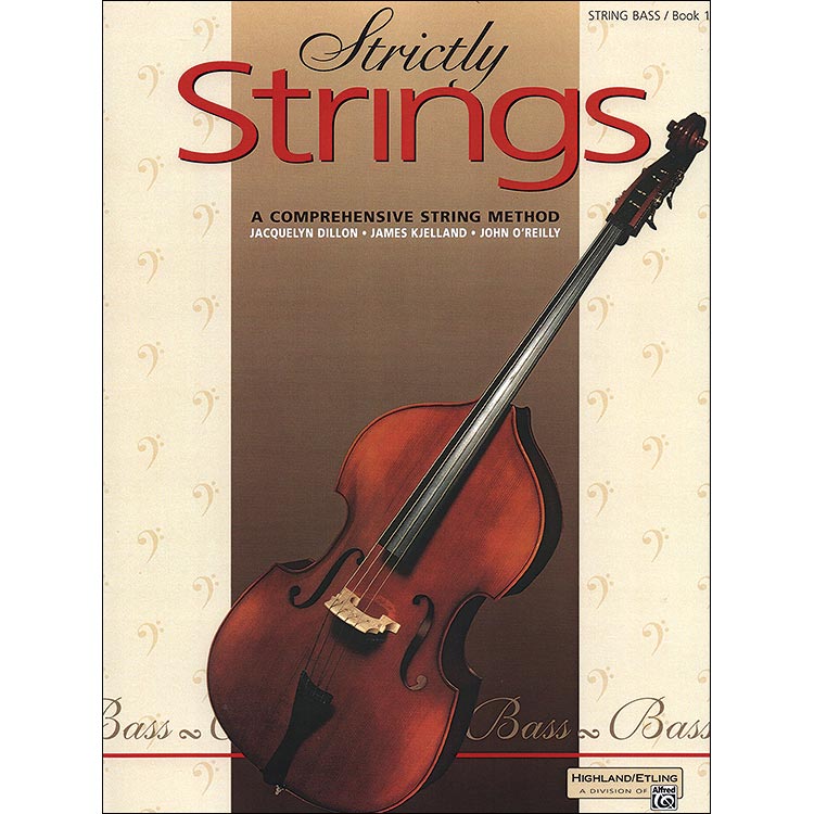 Strictly Strings, book 1, Bass; Dillon et al. (Alfred)