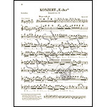 Concerto in E Major for double bass and piano; Karl Ditters von Dittersdorf (G. Henle)