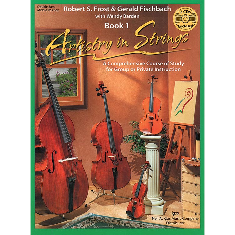 Artisty in Strings, volume 1, book with CD for string bass (middle position); Robert Frost and Gerald Fischbach