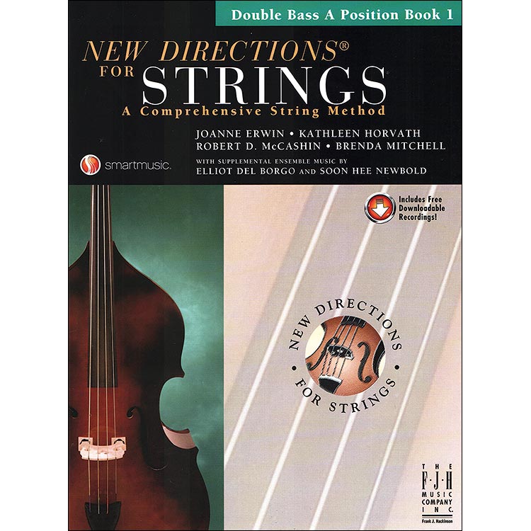 New Directions for Strings (A Pos.) book 1 Bass book /2CDs
