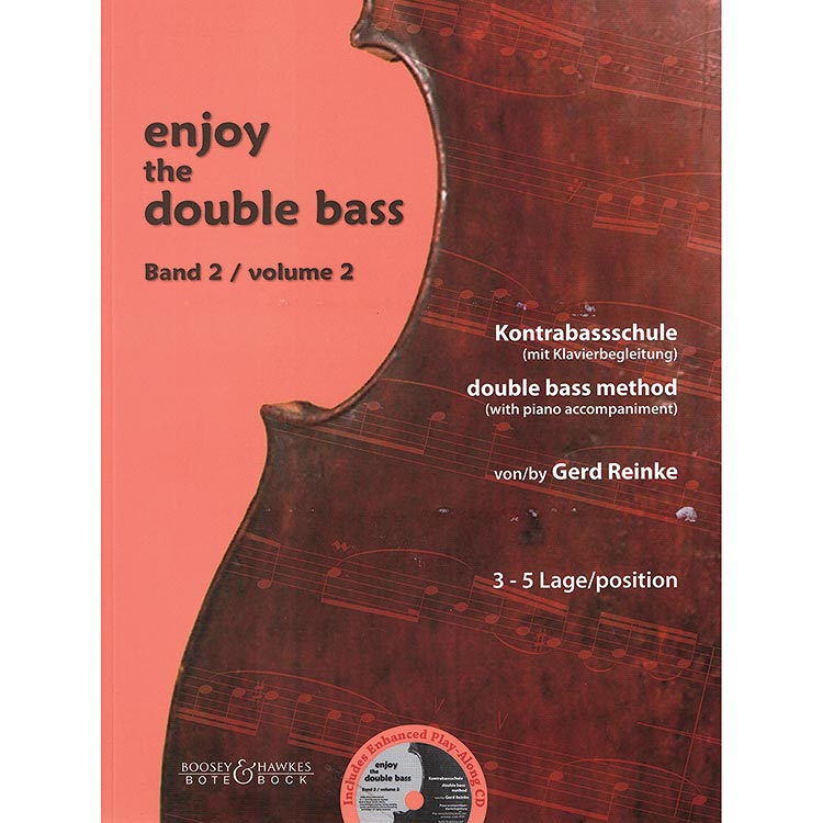 Enjoy the Double Bass, Volume 2, Book and CD; Gerd Reinke (Boosey & Hawkes)