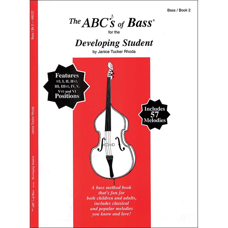 ABCs of Bass, book 2, for the Developing Student; Janice Tucker Rhoda (Carl Fischer)