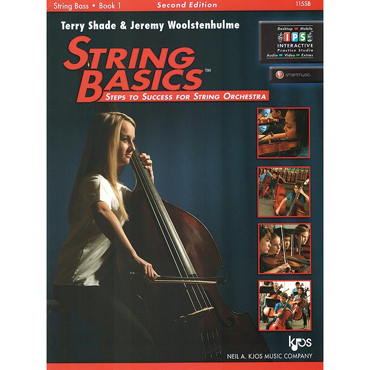 String Basics, Bass Book 1, book /DVD; Shade (NKM)