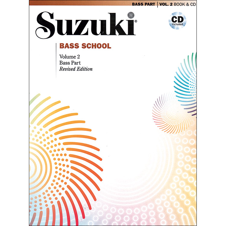 Suzuki Bass School, Volume 2, book with CD - Revised