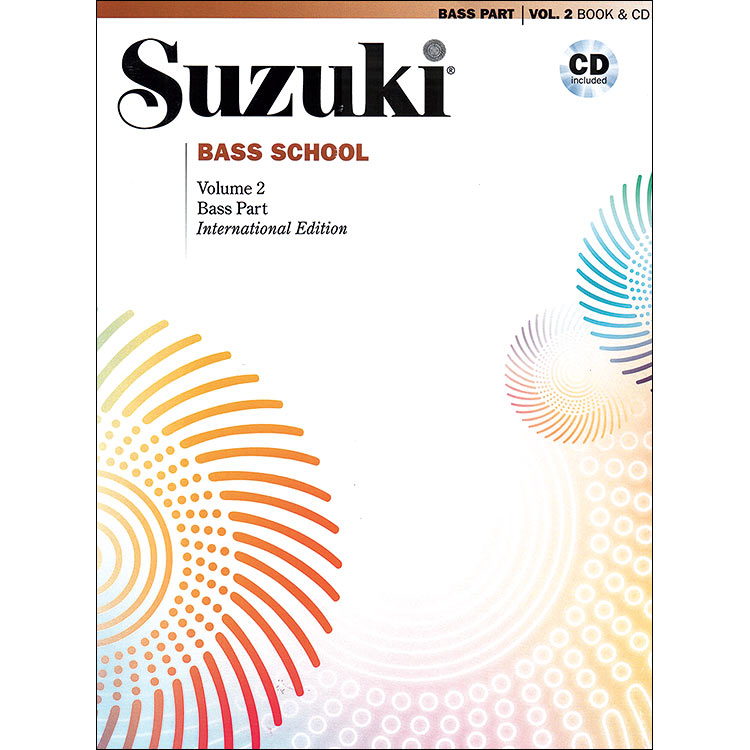 Suzuki Bass School, Volume 2, book with CD - International