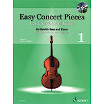 Easy Concert Pieces, for double bass and piano, volume 1; Various (Schott Edition)