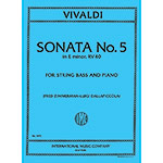Sonata No. 5 in E Minor, RV 40 for bass and piano; Antonio Vivaldi