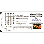 Finger Finder Cards for Viola, 1st Position; Ed Pearlman