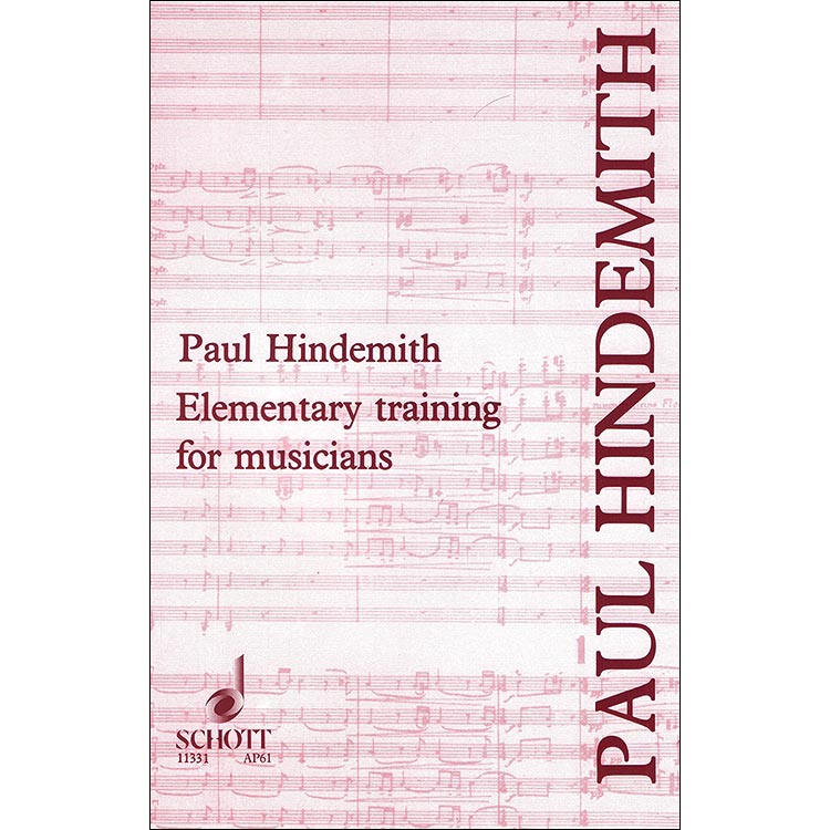 Elementary Training for Musicians; Paul Hindemith (Schott)