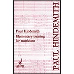 Elementary Training for Musicians; Paul Hindemith (Schott)