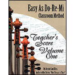 Easy as Do Re Mi, Book 1, Teacher's Score/Piano; Jennie Lou Klim (Boshu Press)