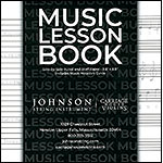 JSI/CHV Music Lesson Notebook: Black Cover, 8.5"" x 8.5"" (2025)