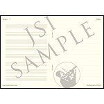 8-Stave Mini Notebook, 4" X 6", Smetana Dark Green (Barenreiter)
