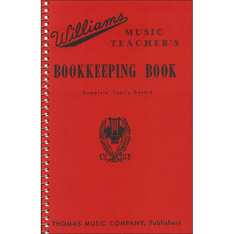 Music Teacher's Bookkeeping Book; Williams