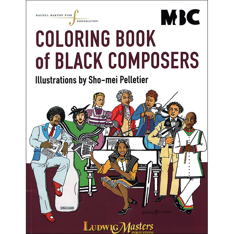 Coloring Book of Black Composers; Sho-mei Pelletier (Ludwg/Masters)