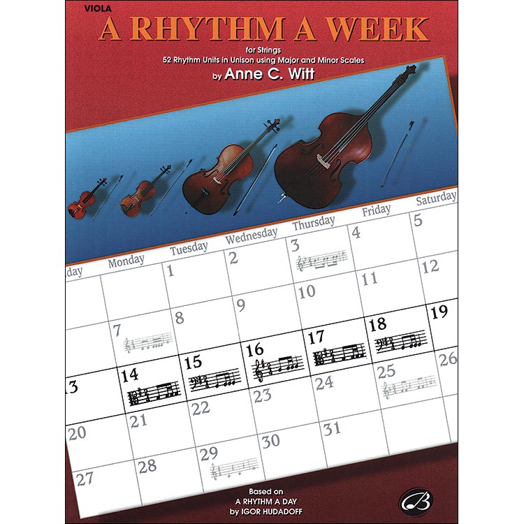 A Rhythm A Week for Viola; Anne Witt (Warner Brothers)