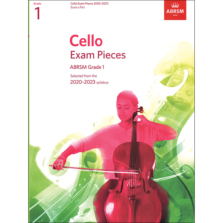 Cello Exam Pieces 2020-2023, Grade 1 with piano accompaniment (ABRSM)