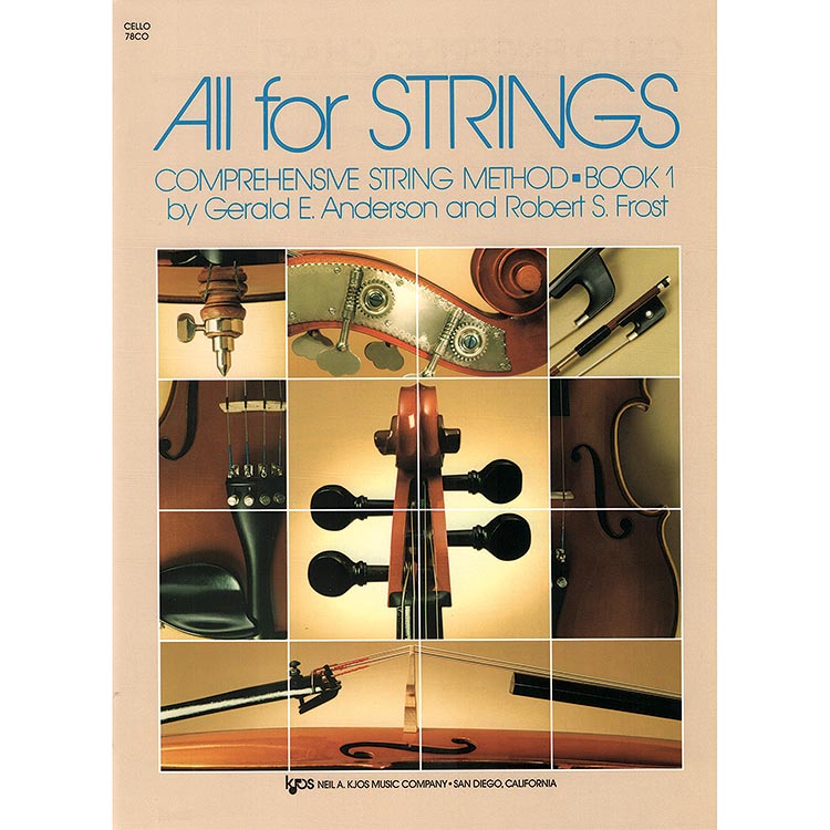 All for Strings, Book 1, for cello; Anderson/Frost (Neil Kjos Music)