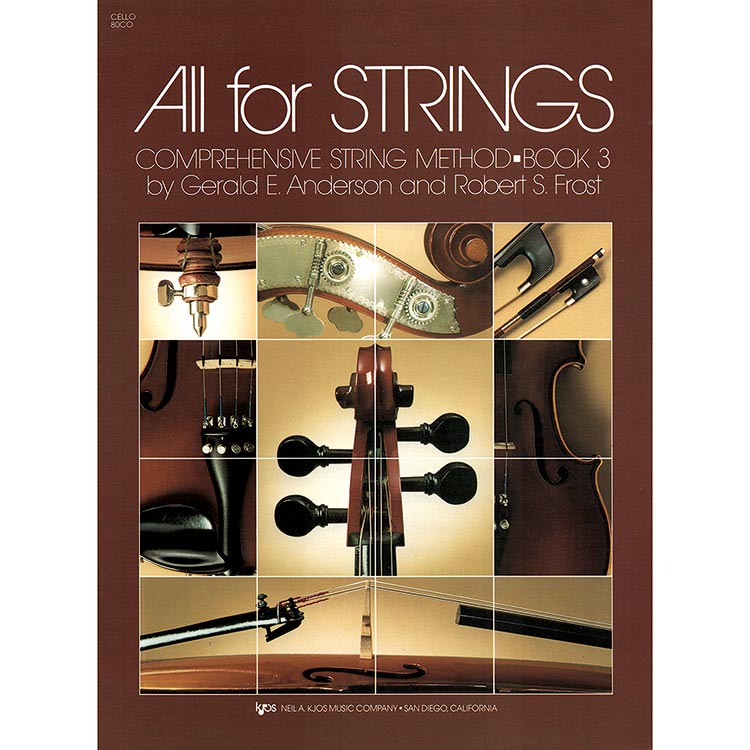 All for Strings, Book 3, for cello; Anderson/Frost (Neil Kjos Music)