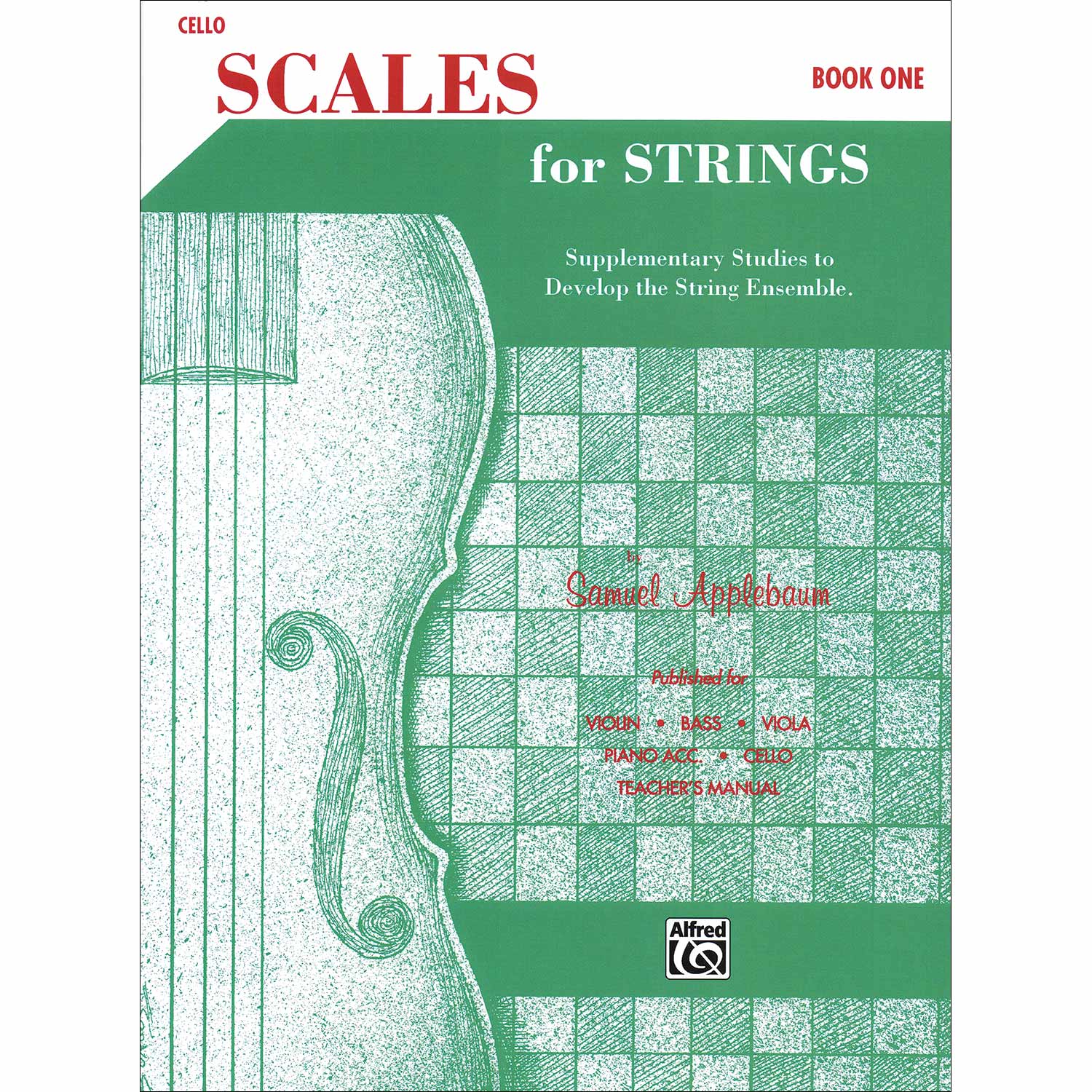 Scales for Strings, Book 1, for cello; Applebaum (Belwin-Mills)