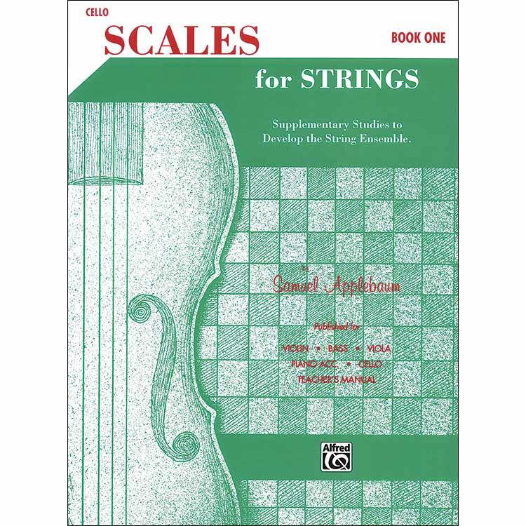 Scales for Strings, Book 1, for cello; Applebaum (Belwin-Mills)