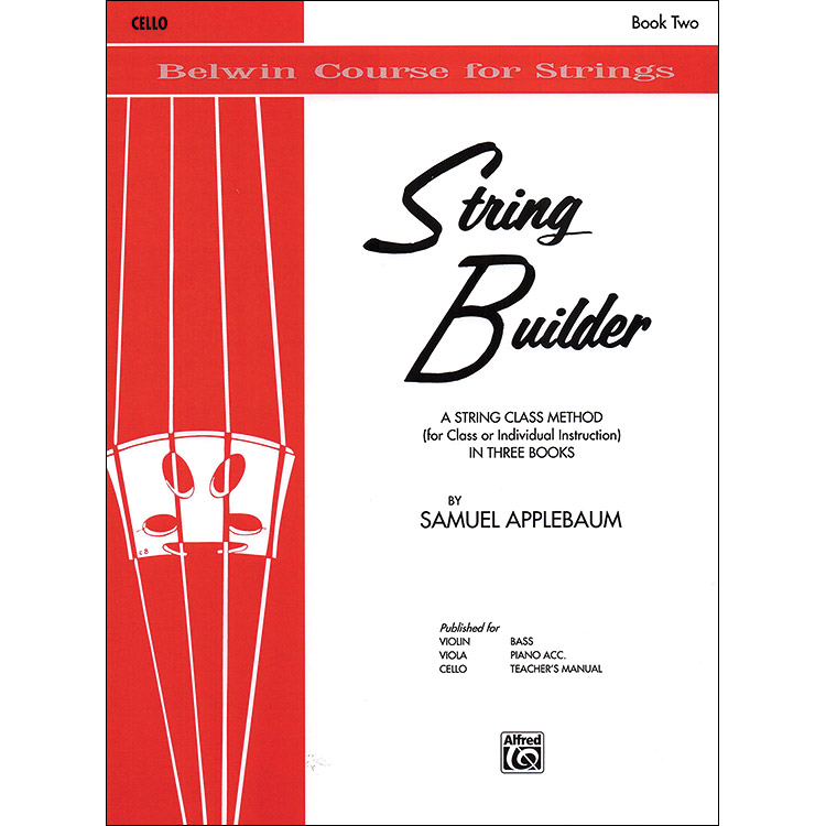 String Builder, Book 2, for cello; Applebaum (Belwin-Mills)