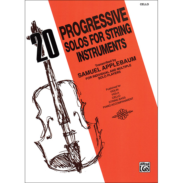 Twenty Progressive Solos, for cello; Applebaum (Belwin-Mills)