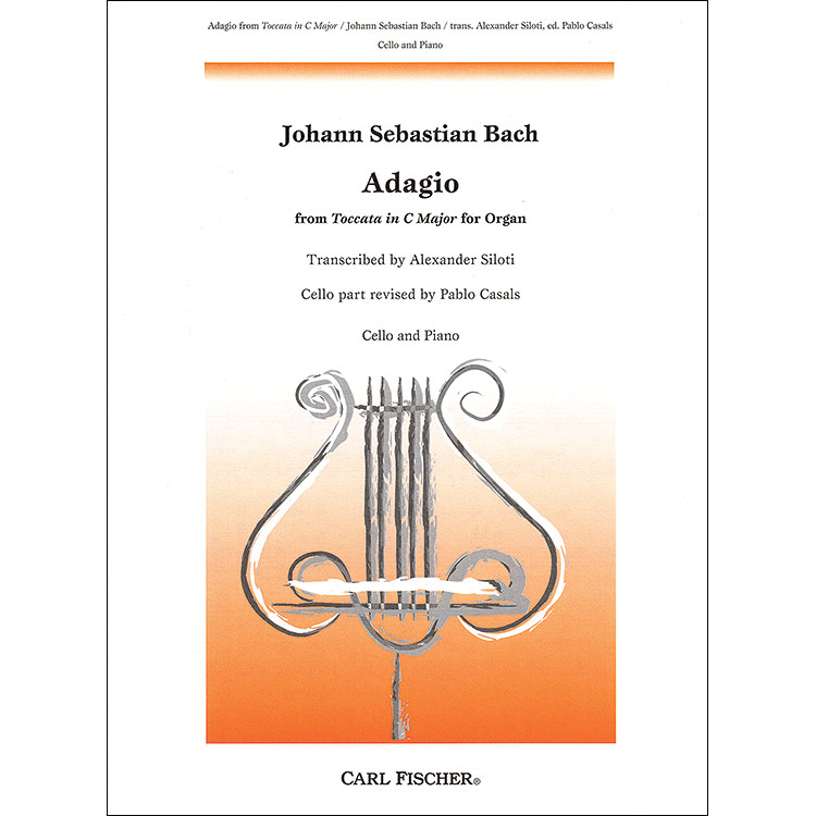 Adagio from the "Toccata in C Major", for cello and piano; Bach (Carl Fischer)