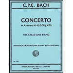 Concerto, in A minor, H.432 (Wq.170), for cello and piano; Carl Phillipp Emanuel Bach (International)