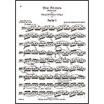 Six Suites for Cello BWV 1007-1012;  Johann Sebastian Bach (Carl Fischer)