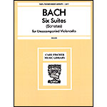 Six Suites for Cello BWV 1007-1012;  Johann Sebastian Bach (Carl Fischer)