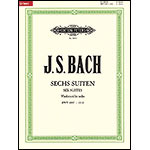 Six Suites for Cello BWV 1007-12 (urtext); Johann Sebastian Bach (C. F. Peters)