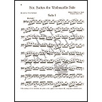 Six Suites for Cello BWV 1007-12 (Gaillard);  Johann Sebastian Bach (Schirmer)