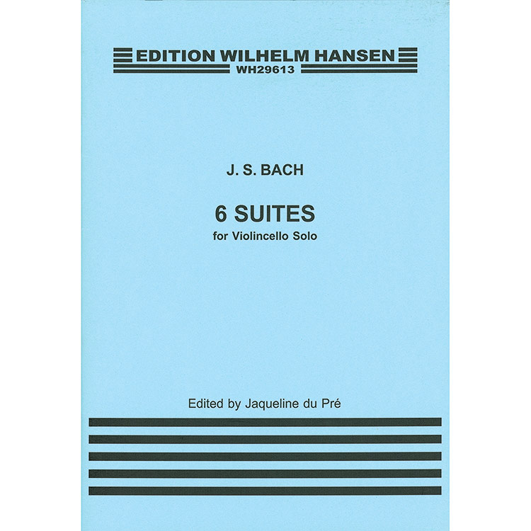 Six Suites for Cello BWV 1007-12;  Johann Sebastian Bach (Wilhelm Hansen)