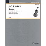 Sonata in A Major for Cello and Piano; Johann Cristoph Friedrich Bach (Schott)