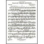 Concerto for Cello, with piano; Samuel Barber (Schirmer)