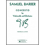 Concerto for Cello, with piano; Samuel Barber (Schirmer)