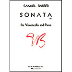 Sonata Op. 6, cello and piano; Samuel Barber (Schirmer)
