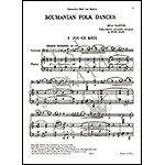 Roumanian Folk Dances, Sz. 56 for cello and piano; Bela Bartok
