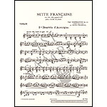 Suite Francaise, Op. 114, for cello (or violin) and piano; Paul Bazelaire (Schott)