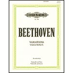 Variations for Piano and Cello; Ludwig van Beethoven (C. F. Peters)