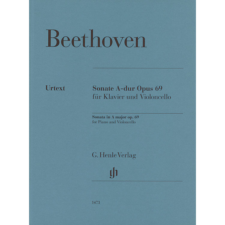 Sonata in A Major, Op. 69, for piano and cello; Ludwig van Beethoven (Henle)