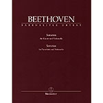 Sonatas for Piano and Violoncello (urtext); Ludwig van Beethoven (Barenreiter)