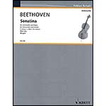 Sonatina in C Minor, for piano and cello; Ludwig van Beethoven (Schott)