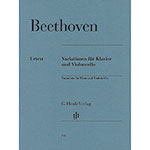 Variations for Piano and Cello (urtext, complete); Ludwig van Beethoven