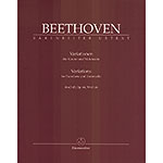 Variations for Piano and Cello (urtext); Ludwig van Beethoven (Barenreiter)