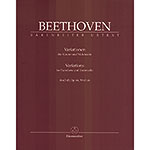 Variations for Piano and Cello (urtext); Ludwig van Beethoven